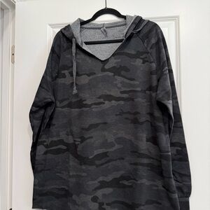 Gray Camo Women’s Hoodie